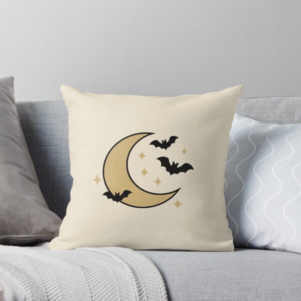 Item preview, Celestial Halloween Crescent Moon With Bats designed and sold by GemsAnatomy.