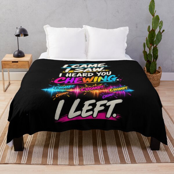 Item preview, I Came I Saw I Heard You Chewing I Left Funny Sarcastic Shirt designed and sold by La-Nuna.