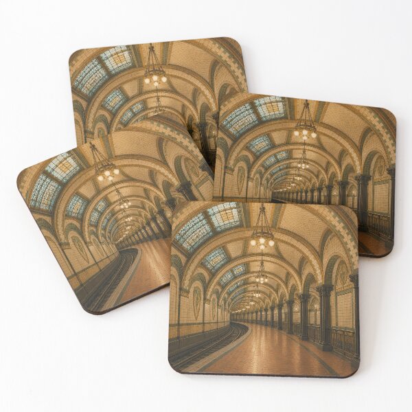 Item preview, Old City Hall Station - Vintage New York Subway Poster designed and sold by Earth Celebration Designs.