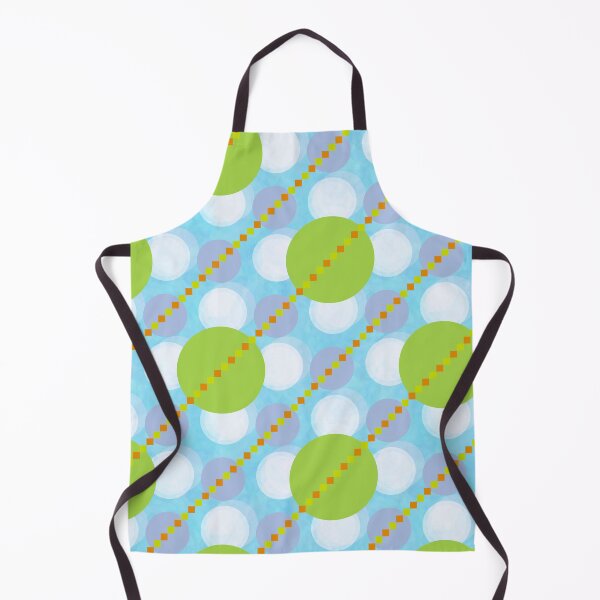 Item preview, Bright Green Blue Circle Pattern designed and sold by Zaya_art.