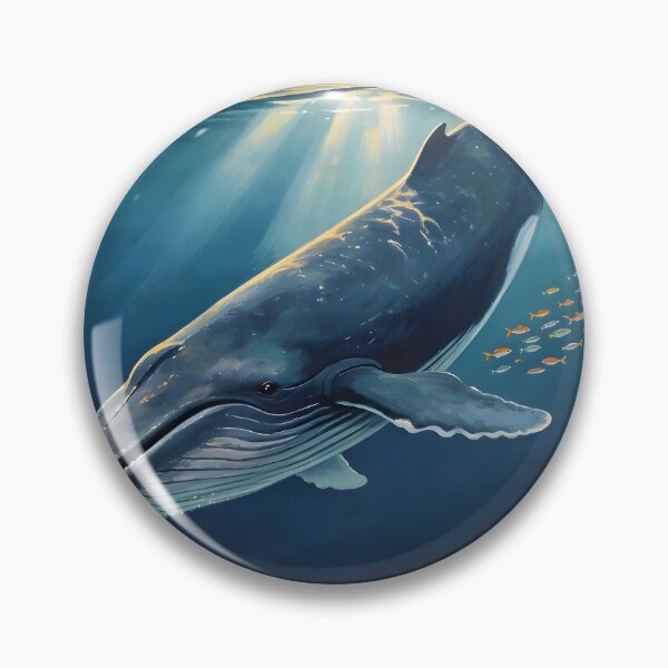Item preview, Whale - Andaman Coral Paradise – Vintage Marine Poster designed and sold by Spirit of Siam.