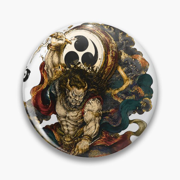 Artikelvorschau, Raijin – Der erste Donner | Japanische Donnergott-Kunst entworfen und verkauft von kaxymax.