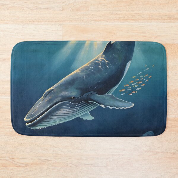 Item preview, Whale - Andaman Coral Paradise – Vintage Marine Poster designed and sold by Spirit of Siam.