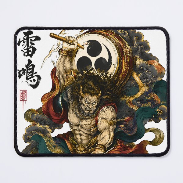 Item preview, Raijin – The First Thunder | Japanese Thunder God Art designed and sold by kaxymax.