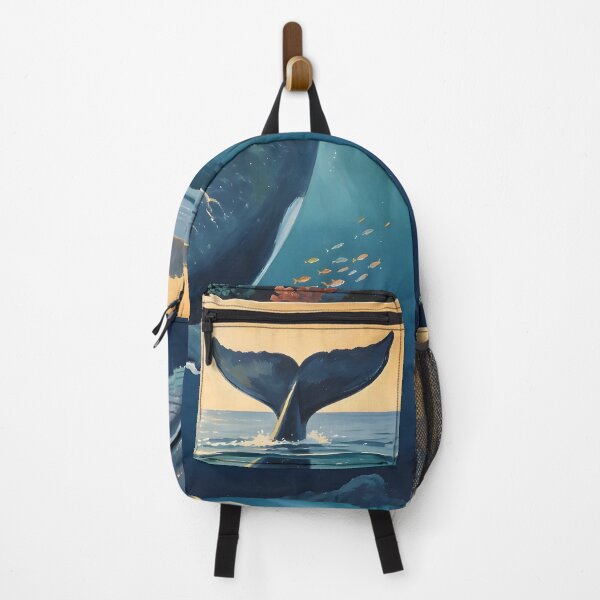 Item preview, Whale - Andaman Coral Paradise – Vintage Marine Poster designed and sold by Spirit of Siam.
