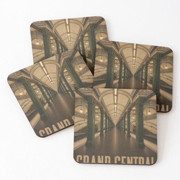 Item preview, Grand Central - 42nd Street - Vintage New York Subway Poster designed and sold by Earth Celebration Designs.