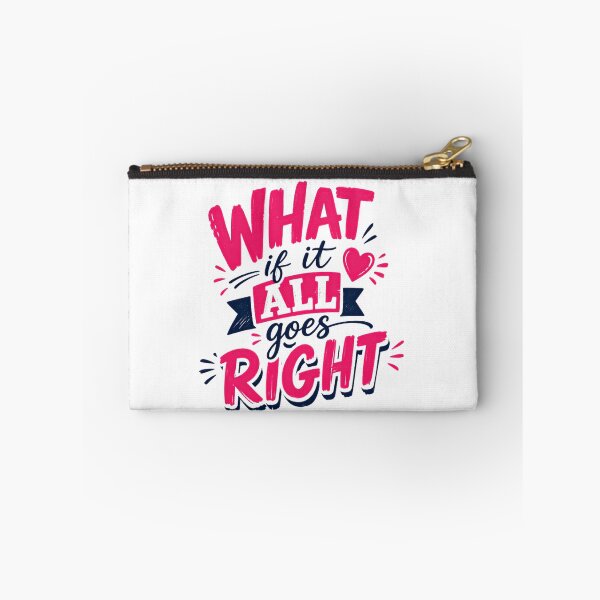 Item preview, What If It All Goes Right Positive Thinking Optimism Inspirational Quote designed and sold by RetroMini2026.