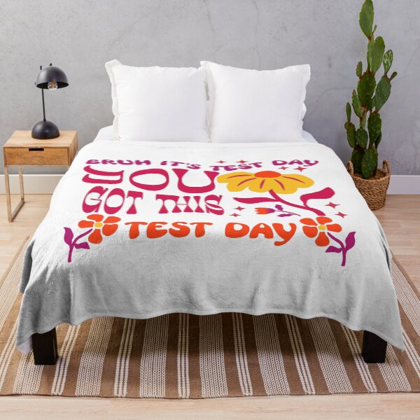 Item preview, Bruh Its Test Day You Got This Groovy Retro designed and sold by drchzak.