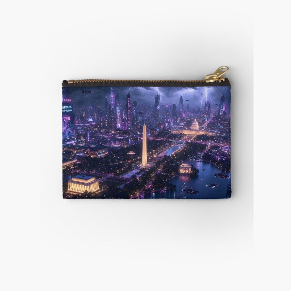 Item preview, Washington DC Cyberpunk  | Neon Atlas Special Edition designed and sold by NSAstore.