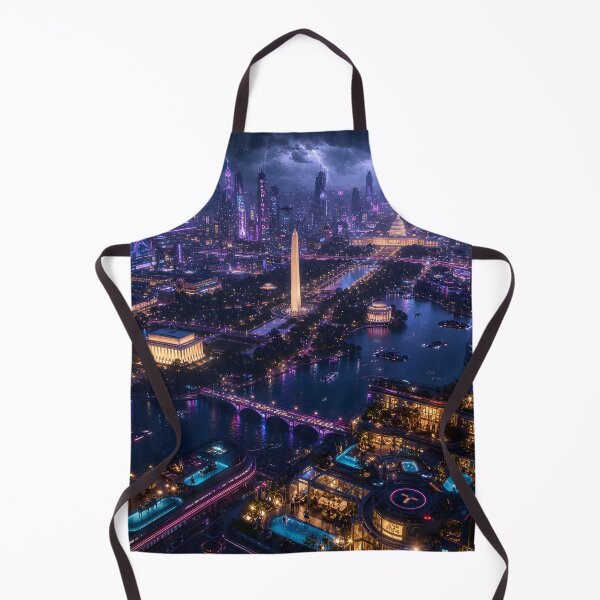 Item preview, Washington DC Cyberpunk  | Neon Atlas Special Edition designed and sold by NSAstore.