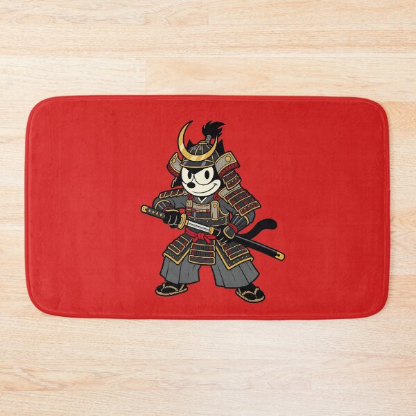 Item preview,  Cat Vintage 60s Japanese Samurai Warrior designed and sold by infinitearte.