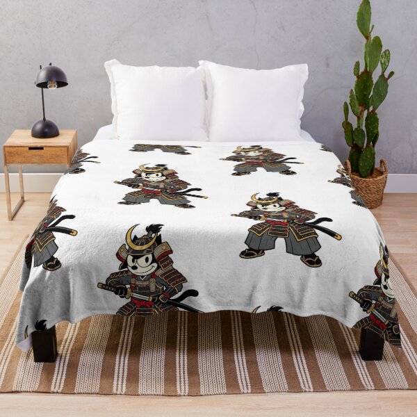 Item preview,  Cat Vintage 60s Japanese Samurai Warrior designed and sold by infinitearte.