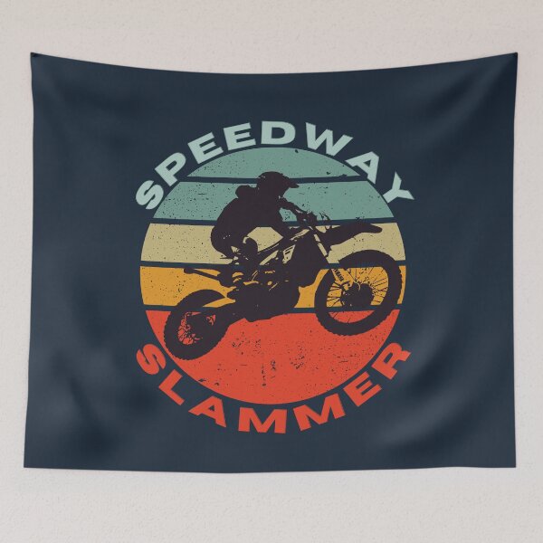 Item preview, Speedway Slammer Motocross Rider designed and sold by SkymarArt.