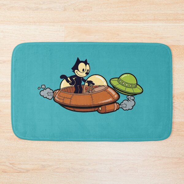 Item preview,  Cat Vintage 60s Space Adventure UFO designed and sold by infinitearte.