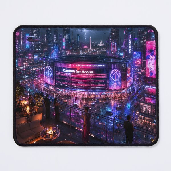 Item preview, Washington DC Cyberpunk | Neon Atlas Special Edition designed and sold by NSAstore.