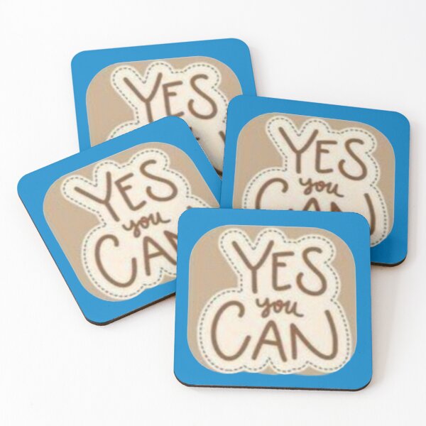 Item preview, Yes You Can Beige Stitched Patch Aesthetic Sticker designed and sold by Scro-Ciob-Shop.