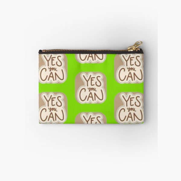 Item preview, Yes You Can Beige Stitched Patch Aesthetic Sticker designed and sold by Scro-Ciob-Shop.