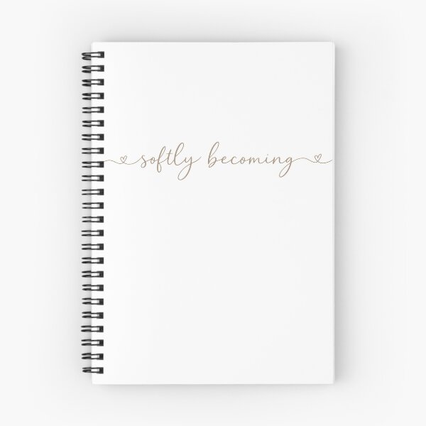 Item preview, Softly Becoming | Minimalist Inspirational Quote designed and sold by CalmMandala.