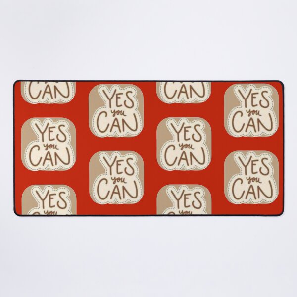 Item preview, Yes You Can Beige Stitched Patch Aesthetic Sticker designed and sold by Scro-Ciob-Shop.