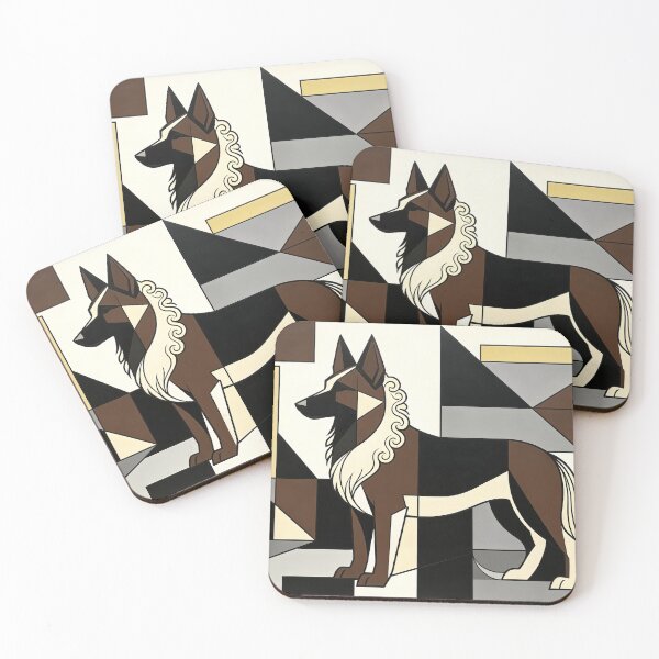 Item preview, cubist animal artwork designed and sold by forget45studio.