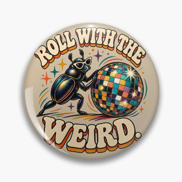 Item preview, Roll With the Weird – Disco Beetle designed and sold by VioVibe.