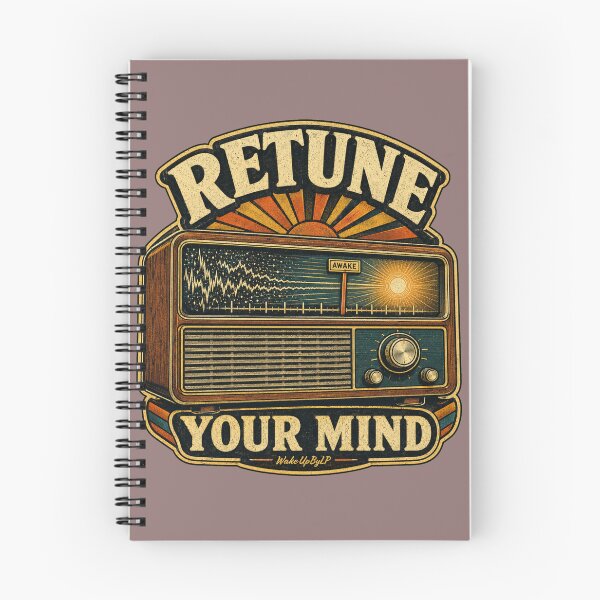 Item preview, Retune Your Mind – Retro Radio Awakening designed and sold by WakeUpByLP.