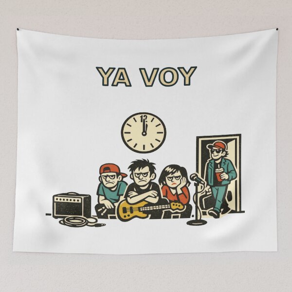 Item preview, I'm Coming - Late Musician T-Shirt - Band Gift - Musical Rehearsal Humor Spain designed and sold by ImaginariaEstudioShop.