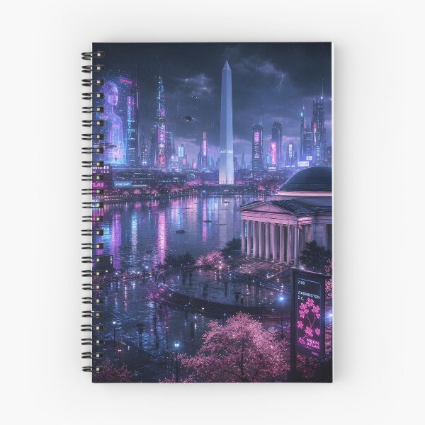 Item preview, Washington DC Cyberpunk  | Neon Atlas Special Edition designed and sold by NSAstore.
