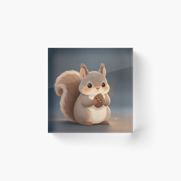 Item preview, Squirrel Pinecone Dusk designed and sold by Furry Nook.