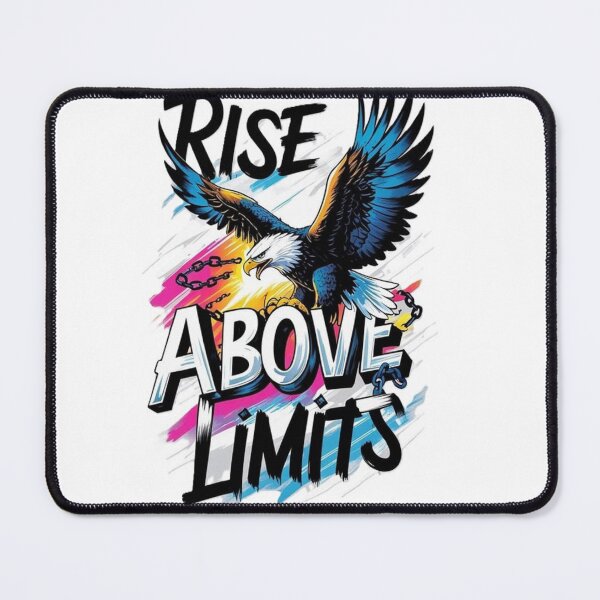Item preview, Rise Above Limits - Motivational Eagle Break The Chains Pop Art designed and sold by Noah-Gallery.