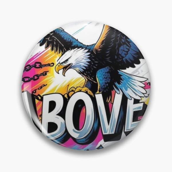 Item preview, Rise Above Limits - Motivational Eagle Break The Chains Pop Art designed and sold by Noah-Gallery.