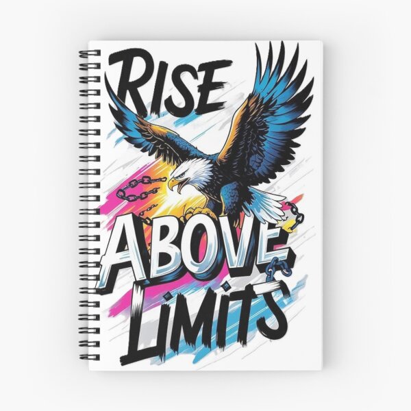 Item preview, Rise Above Limits - Motivational Eagle Break The Chains Pop Art designed and sold by Noah-Gallery.