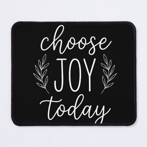 Item preview, Choose Joy Today Floral Positive Quote | Inspirational Happiness Design designed and sold by StickerNestYou.