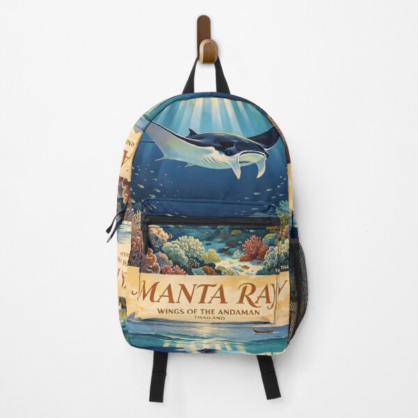 Item preview, Krabi Coral Reef Symphony – Vintage Marine Poster designed and sold by Spirit of Siam.
