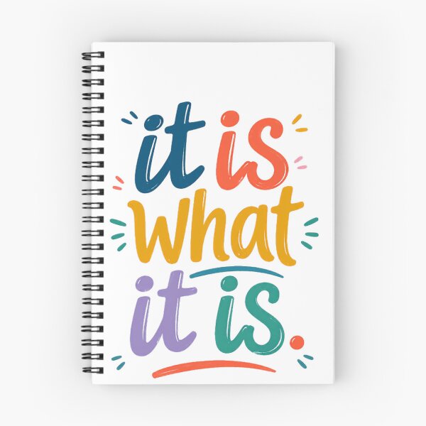 Item preview, It Is What It Is Acceptance Quote Motivation Mindset designed and sold by RetroMini2026.