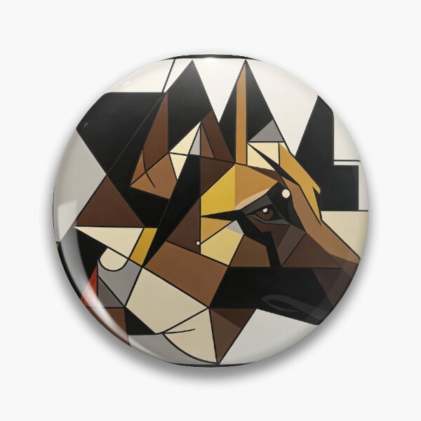 Item preview, cubist animal artwork designed and sold by forget45studio.