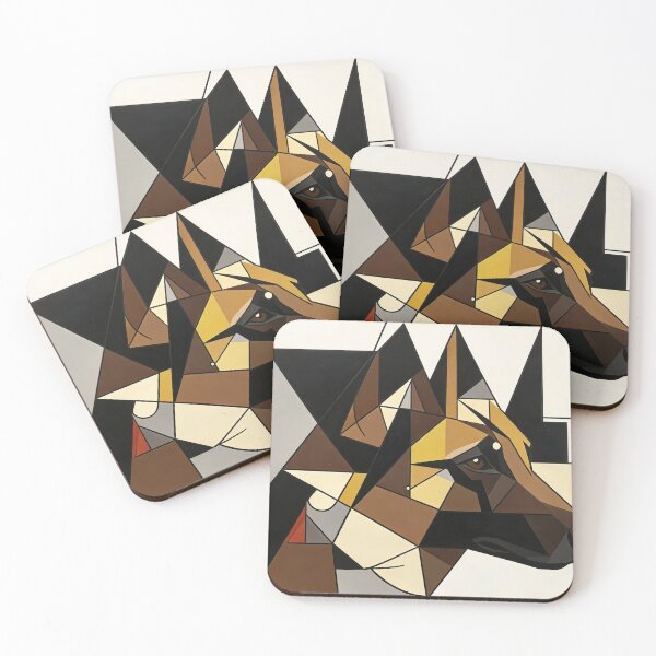 Item preview, cubist animal artwork designed and sold by forget45studio.