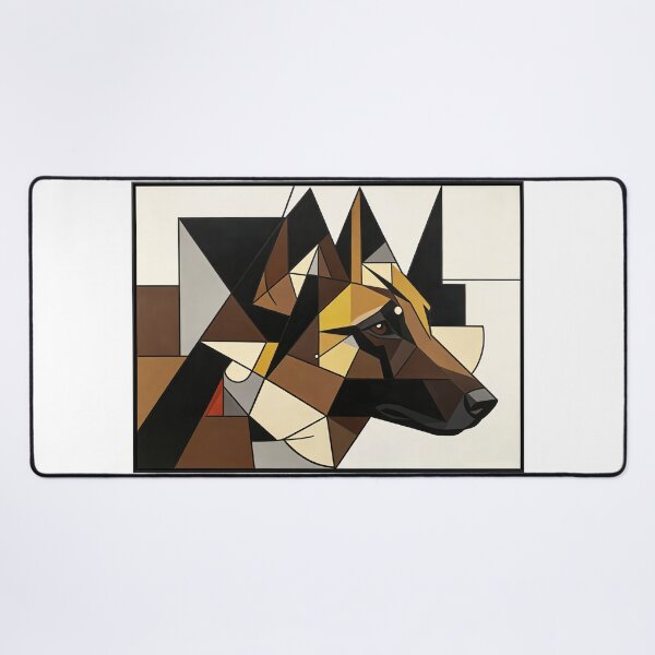 Item preview, cubist animal artwork designed and sold by forget45studio.