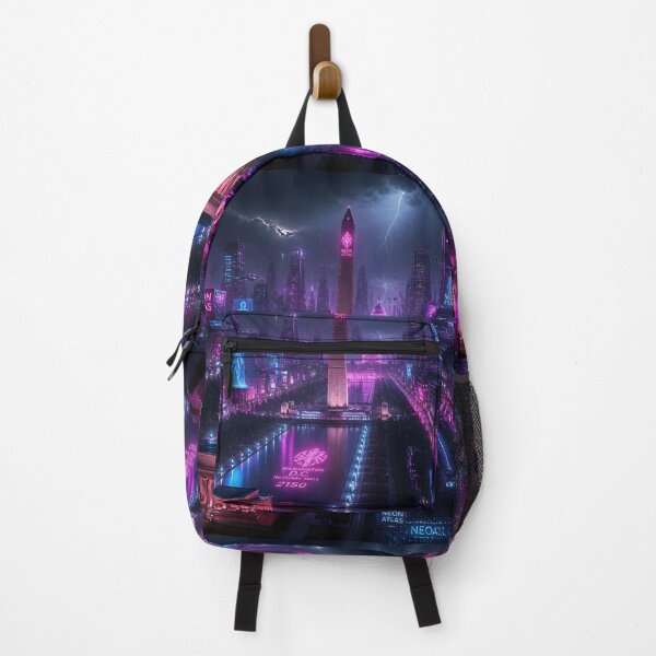 Item preview, Washington DC Cyberpunk | Neon Atlas Special Edition designed and sold by NSAstore.