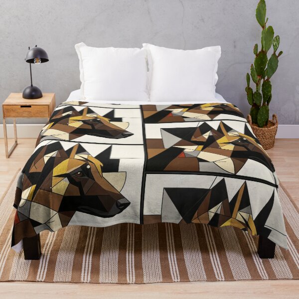 Item preview, cubist animal artwork designed and sold by forget45studio.