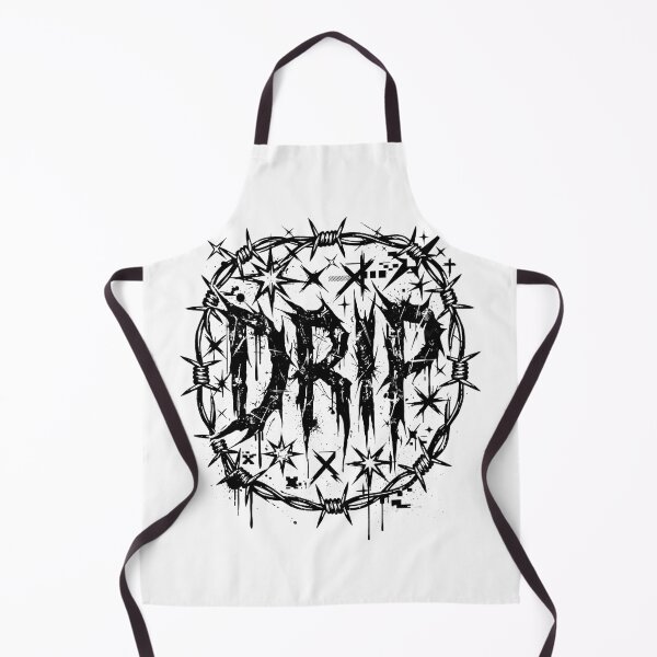 Item preview, DRIP Y2K Grunge Barbed Wire Typography designed and sold by DripCultureLab.