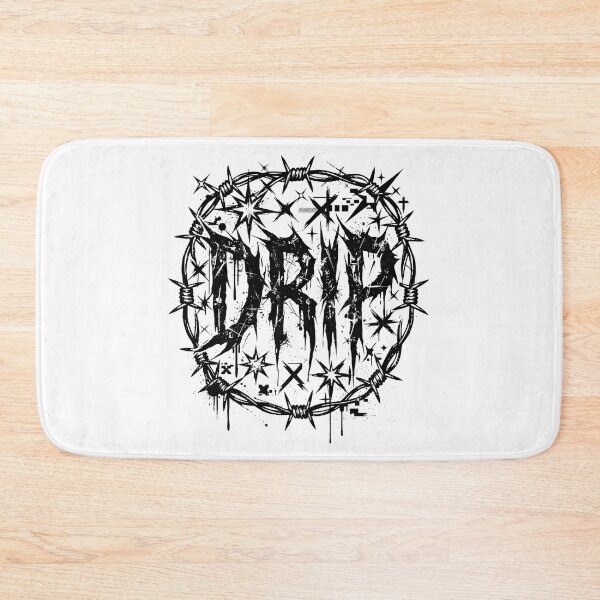 Item preview, DRIP Y2K Grunge Barbed Wire Typography designed and sold by DripCultureLab.