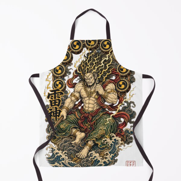 Item preview, Raijin – Thunder Emperor | Japanese Thunder God Art designed and sold by kaxymax.