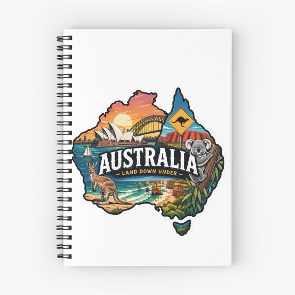 Item preview, Australia Land Down Under – Australian Travel & Wildlife Design designed and sold by 4U---Store.