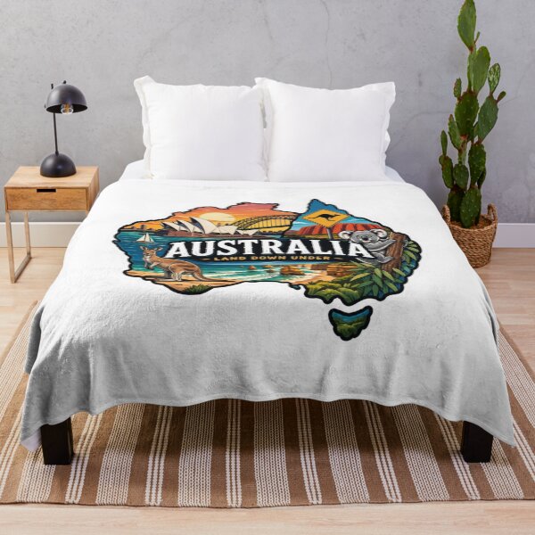 Item preview, Australia Land Down Under – Australian Travel & Wildlife Design designed and sold by 4U---Store.