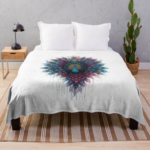 Item preview, ArtVibrantColorfulPeacock designed and sold by Artrendzs.