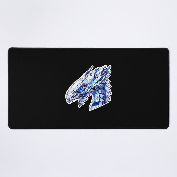 Item preview, White Mecha Cyber Dragon Blue Neon Code Sticker designed and sold by bug4j_DragonLab.