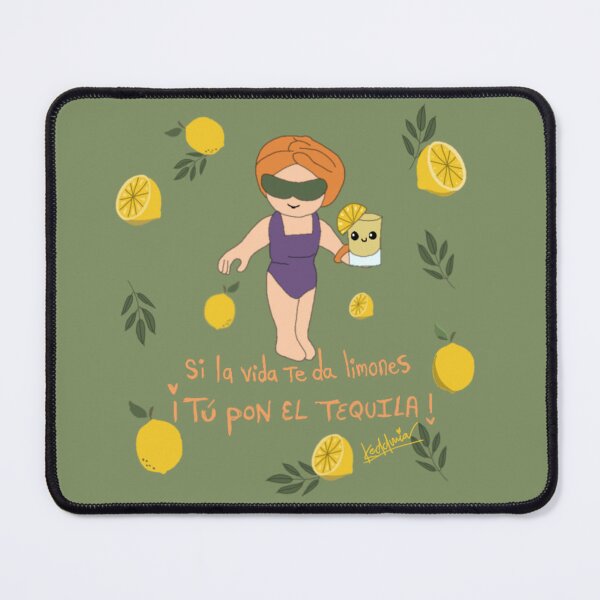 Item preview, When life give you Lemons tequila Cheers Olga Schembri designed and sold by Keddmia.