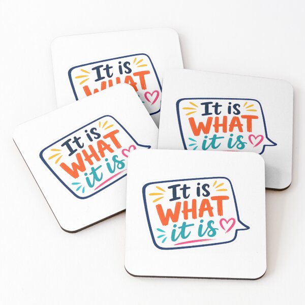 Item preview, It Is What It Is Acceptance Quote Mindset Saying designed and sold by RetroMini2026.
