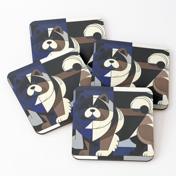Item preview, cubist animal artwork designed and sold by forget45studio.
